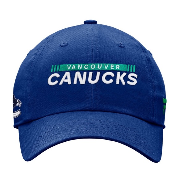 Vancouver Canucks Fanatics Authentic Pro Rink Unstructured Adjustable Cap - Picture 2 of 5